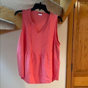 Croft & Barrow Coral peach colored  sleeveless Top